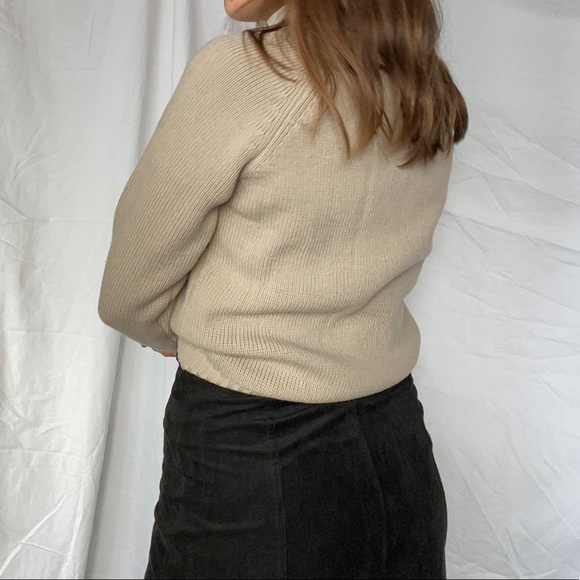 Brown sweater tan cream - Picture 5 of 10